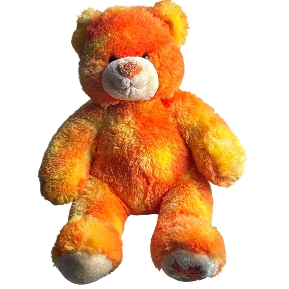 Build a Bear A Friend Fur All Seasons Autumn Fall Maple Leaf Nose Plush Retired